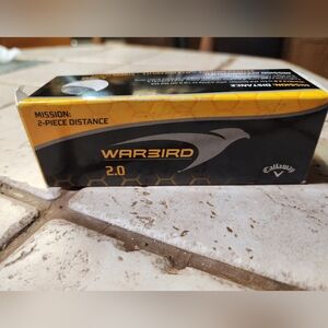Callaway Warbird 2.0 Golf Balls - Black and Yellow